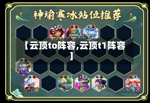 【云顶to阵容,云顶t1阵容】
