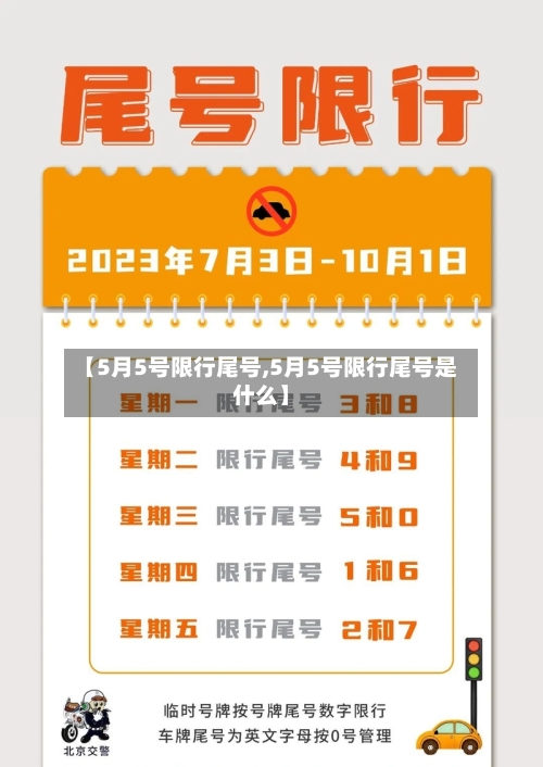 【5月5号限行尾号,5月5号限行尾号是什么】-第2张图片