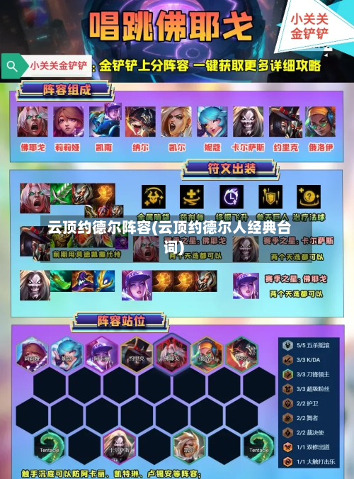 云顶约德尔阵容(云顶约德尔人经典台词)-第2张图片