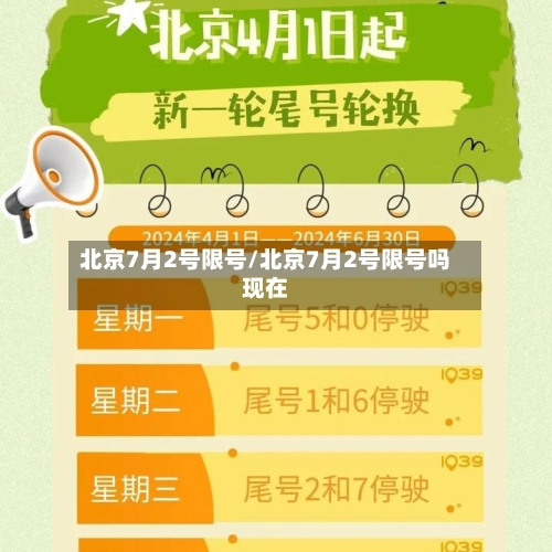 北京7月2号限号/北京7月2号限号吗现在-第2张图片