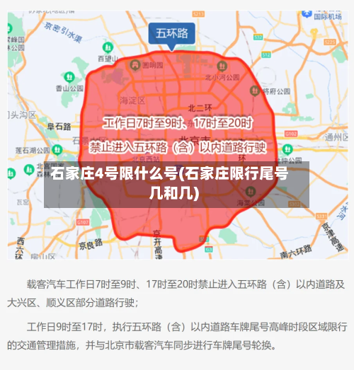 石家庄4号限什么号(石家庄限行尾号几和几)-第2张图片