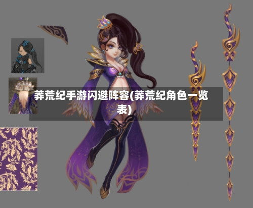 莽荒纪手游闪避阵容(莽荒纪角色一览表)