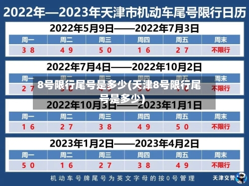 8号限行尾号是多少(天津8号限行尾号是多少)