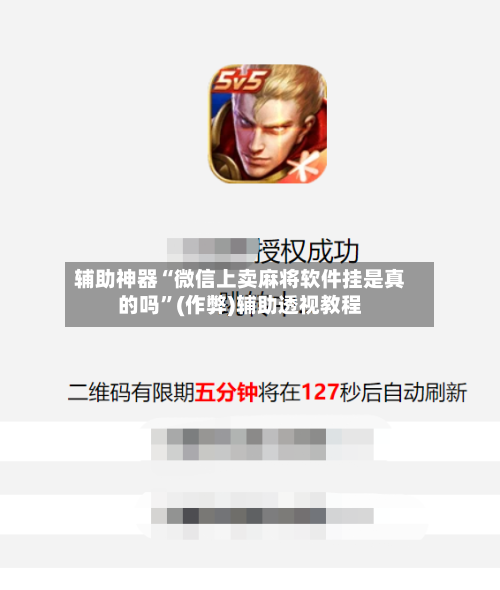 辅助神器“微信上卖麻将软件挂是真的吗”(作弊)辅助透视教程-第2张图片