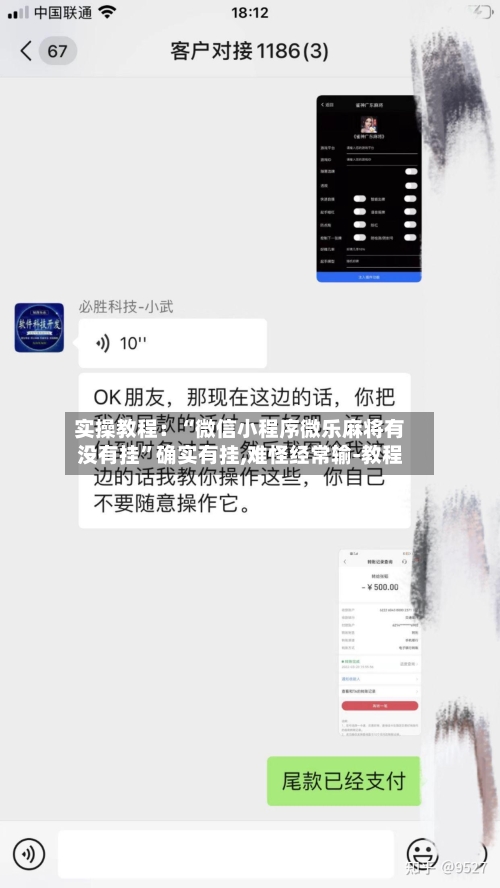 实操教程：“微信小程序微乐麻将有没有挂	”确实有挂,难怪经常输-教程-第2张图片