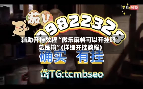 辅助开挂教程“微乐麻将可以开挂吗总是输”(详细开挂教程)-第2张图片