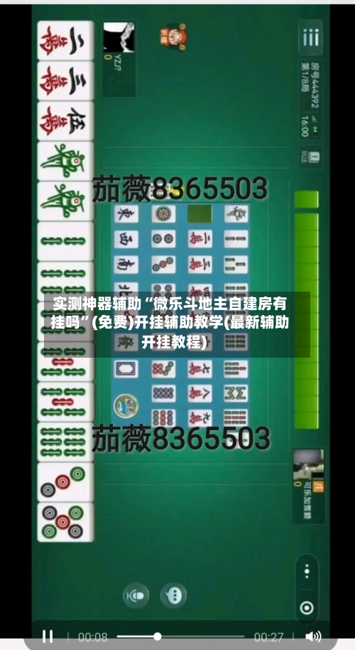 实测神器辅助“微乐斗地主自建房有挂吗”(免费)开挂辅助教学(最新辅助开挂教程)-第2张图片