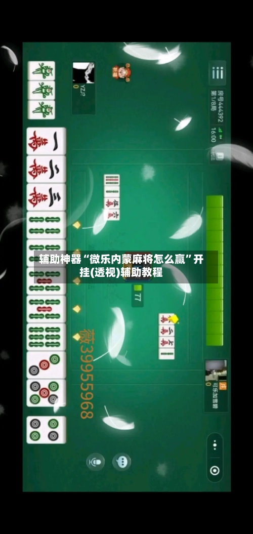 辅助神器“微乐内蒙麻将怎么赢”开挂(透视)辅助教程