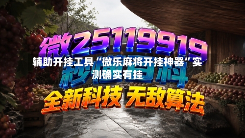 辅助开挂工具“微乐麻将开挂神器”实测确实有挂-第1张图片