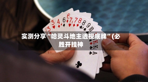 实测分享“哈灵斗地主透视底牌	”(必胜开挂神-第2张图片