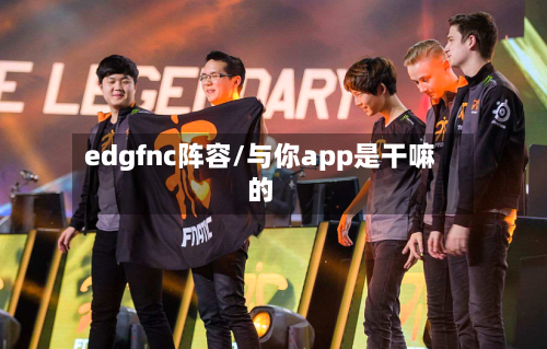 edgfnc阵容/与你app是干嘛的-第2张图片