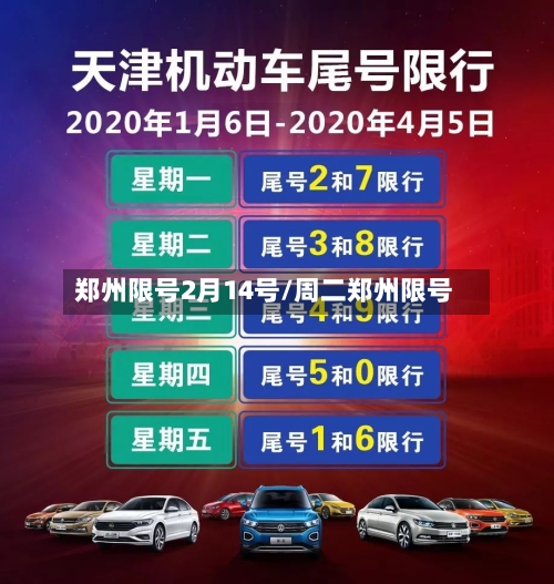 郑州限号2月14号/周二郑州限号