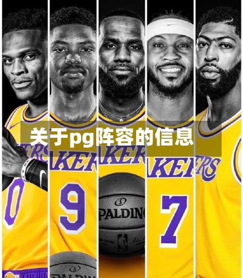 关于pg阵容的信息
