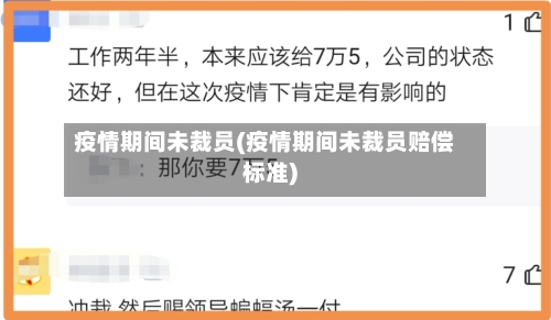 疫情期间未裁员(疫情期间未裁员赔偿标准)-第2张图片