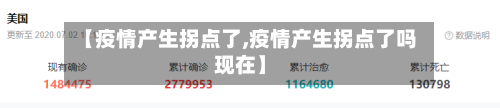 【疫情产生拐点了,疫情产生拐点了吗现在】-第2张图片