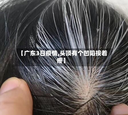 【广东3日疫情,头顶有个凹陷按着疼】